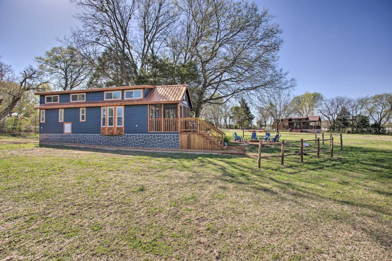 Cozy Mckinney Tiny Home With Porch And Fire Pit! Exterior foto